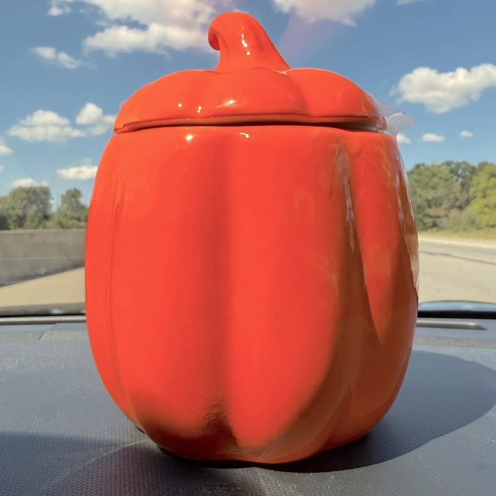 Target Bullseye Halloween 2025 Ceramic Pumpkin Vessel Cookie Jar Container